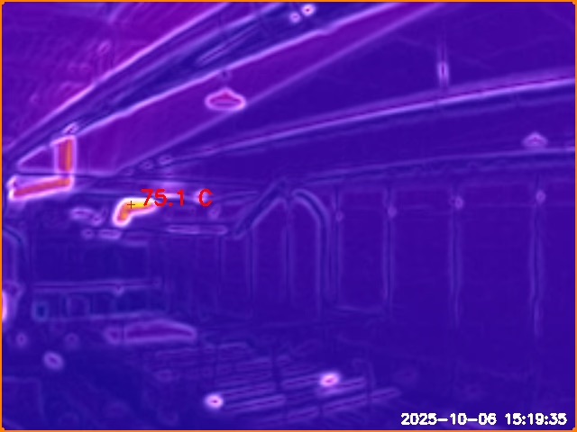 Fire in duct narrowly avoided disaster